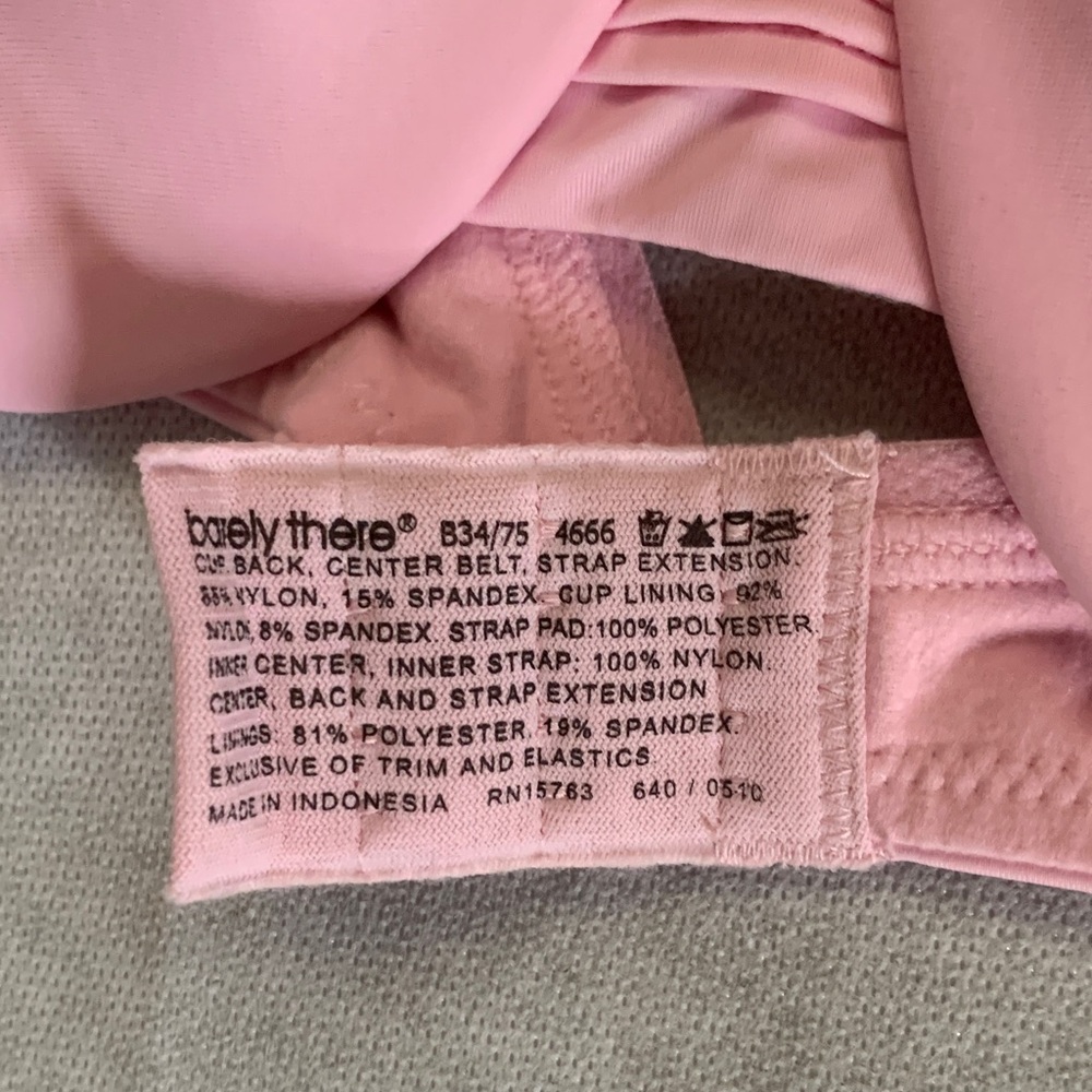 NWT Barely There Soft Pink Bra - Picture 4 of 5